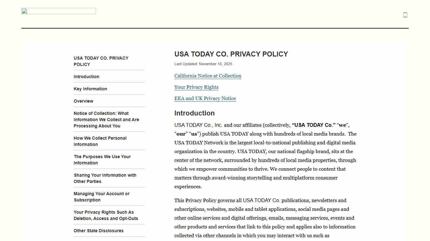 Privacy policy - USA TODAY Co.